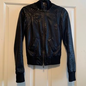 Mackage Leather Jacket Black